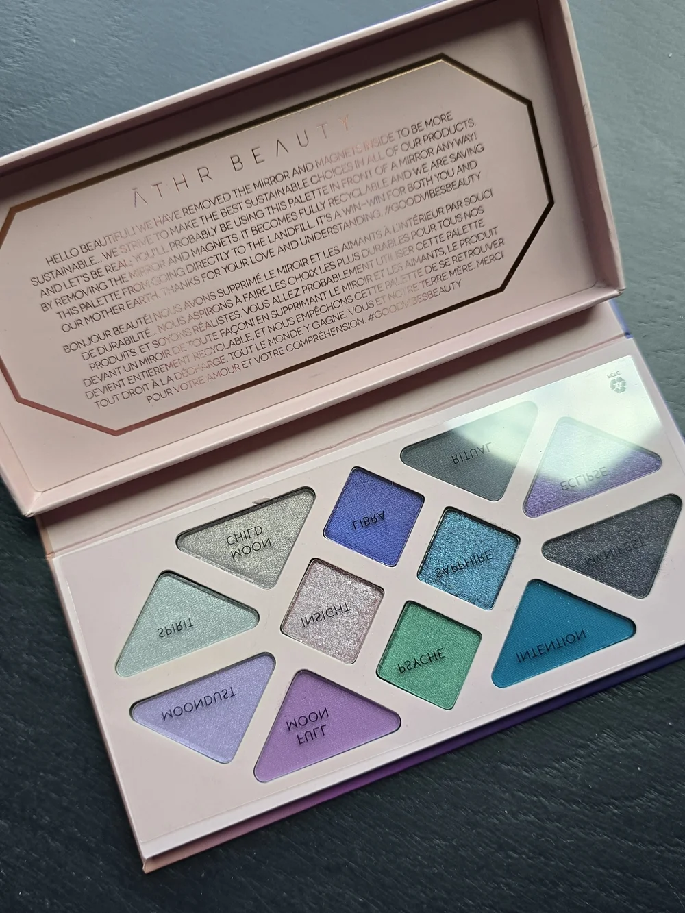 ĀTHR Beauty Moonlight Crystal Eyeshadow Palette
